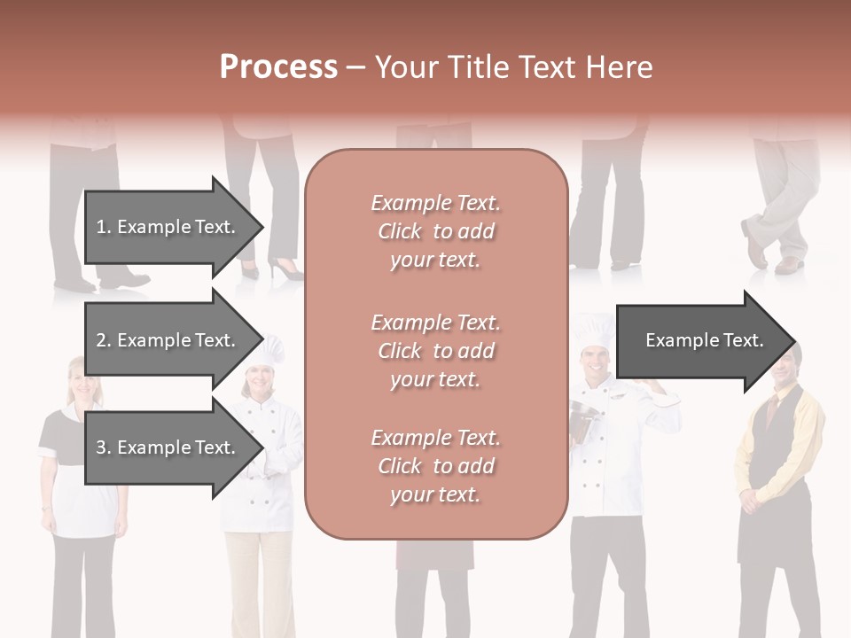 Employee People Waitress PowerPoint Template