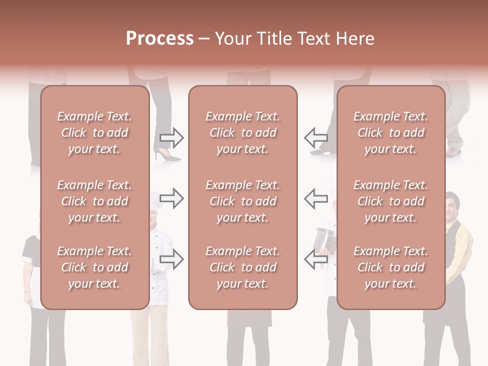 Employee People Waitress PowerPoint Template