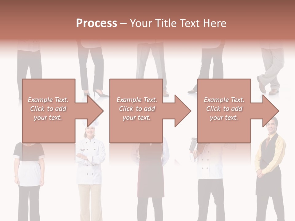 Employee People Waitress PowerPoint Template