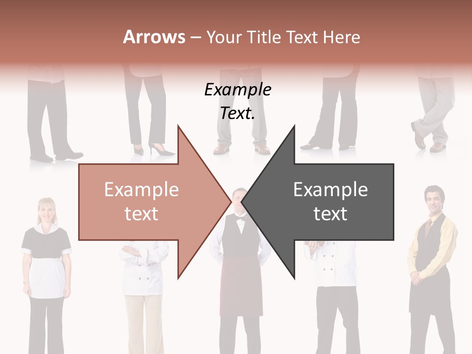 Employee People Waitress PowerPoint Template