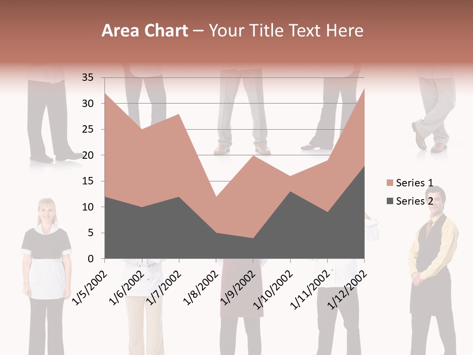 Employee People Waitress PowerPoint Template