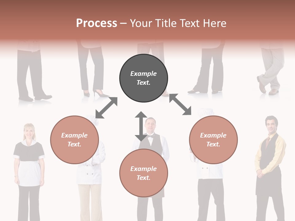 Employee People Waitress PowerPoint Template