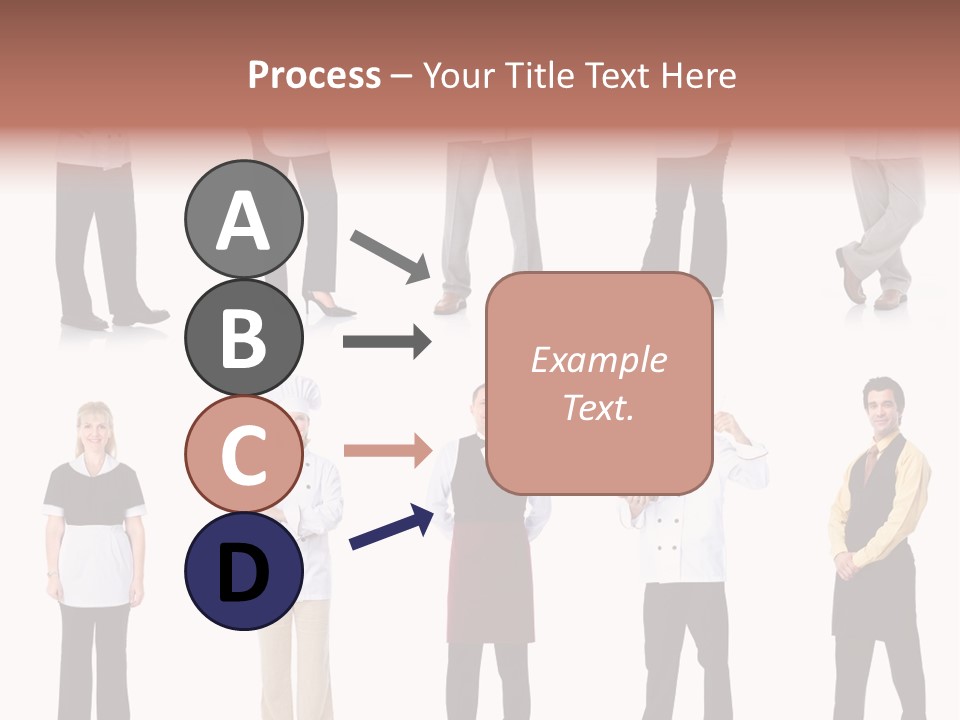 Employee People Waitress PowerPoint Template