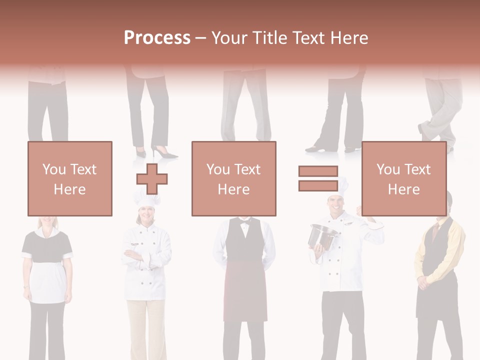 Employee People Waitress PowerPoint Template