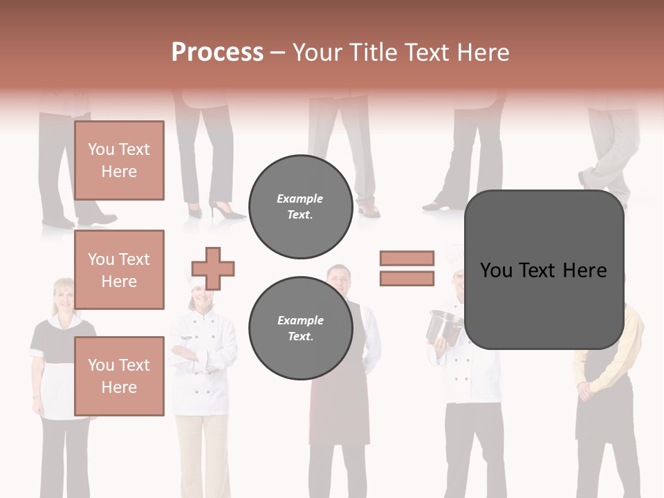 Employee People Waitress PowerPoint Template