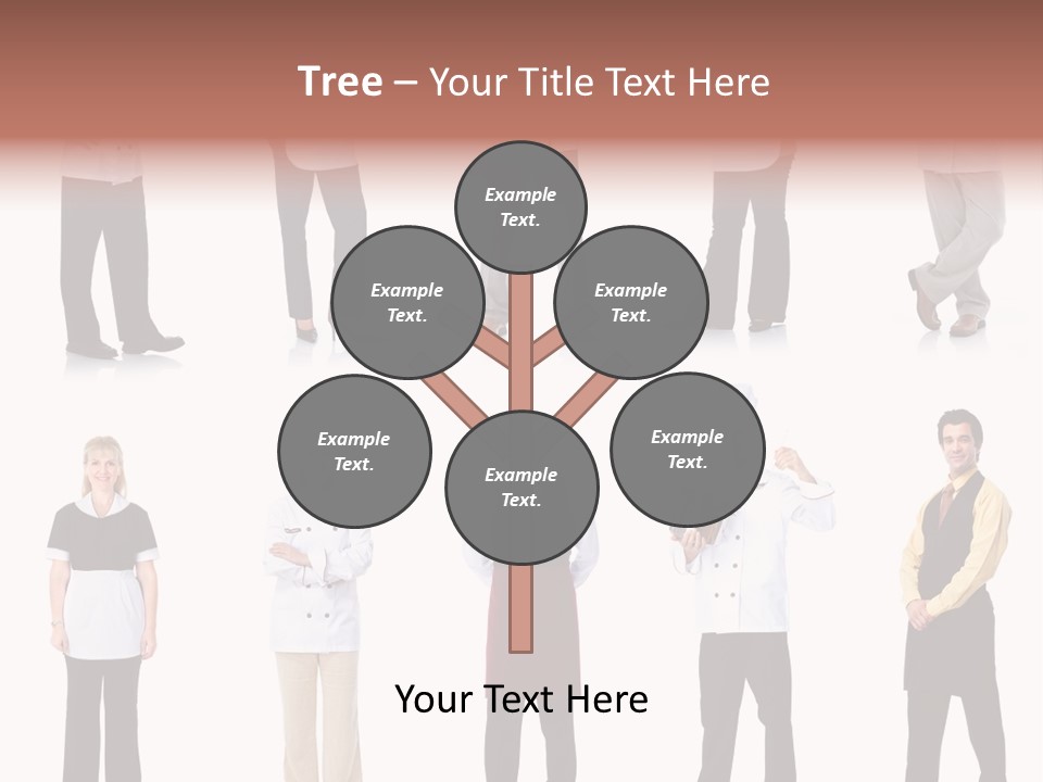 Employee People Waitress PowerPoint Template