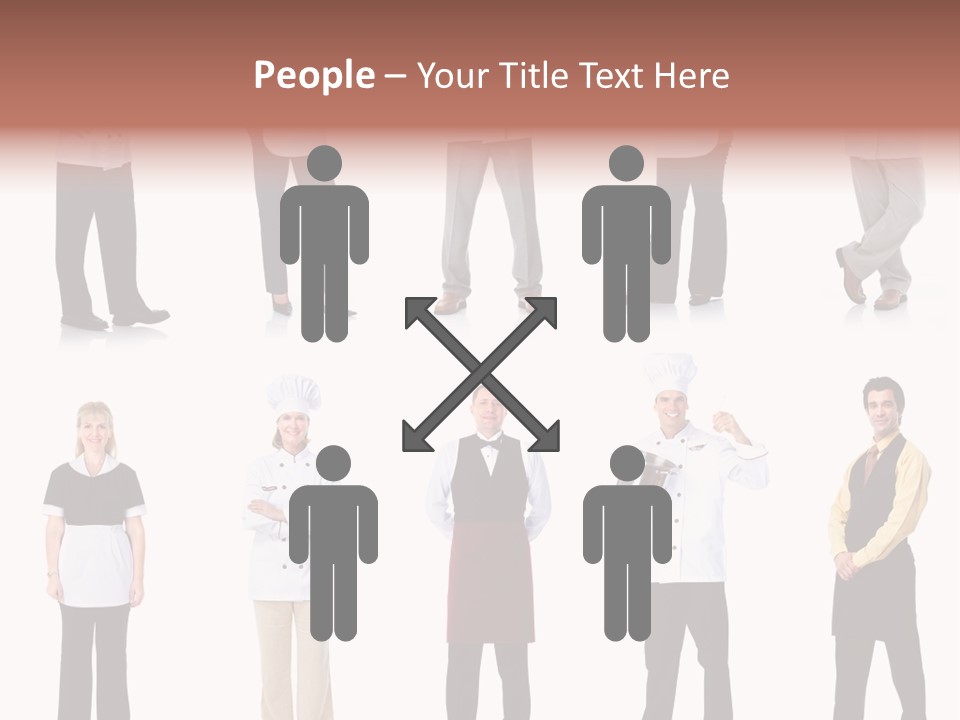 Employee People Waitress PowerPoint Template