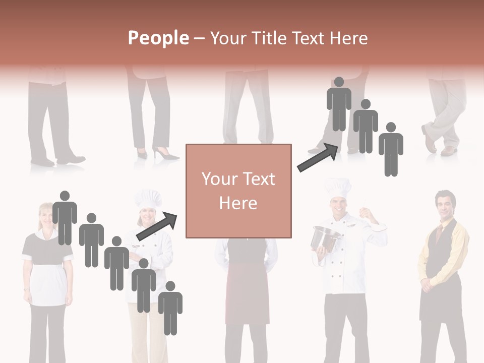 Employee People Waitress PowerPoint Template