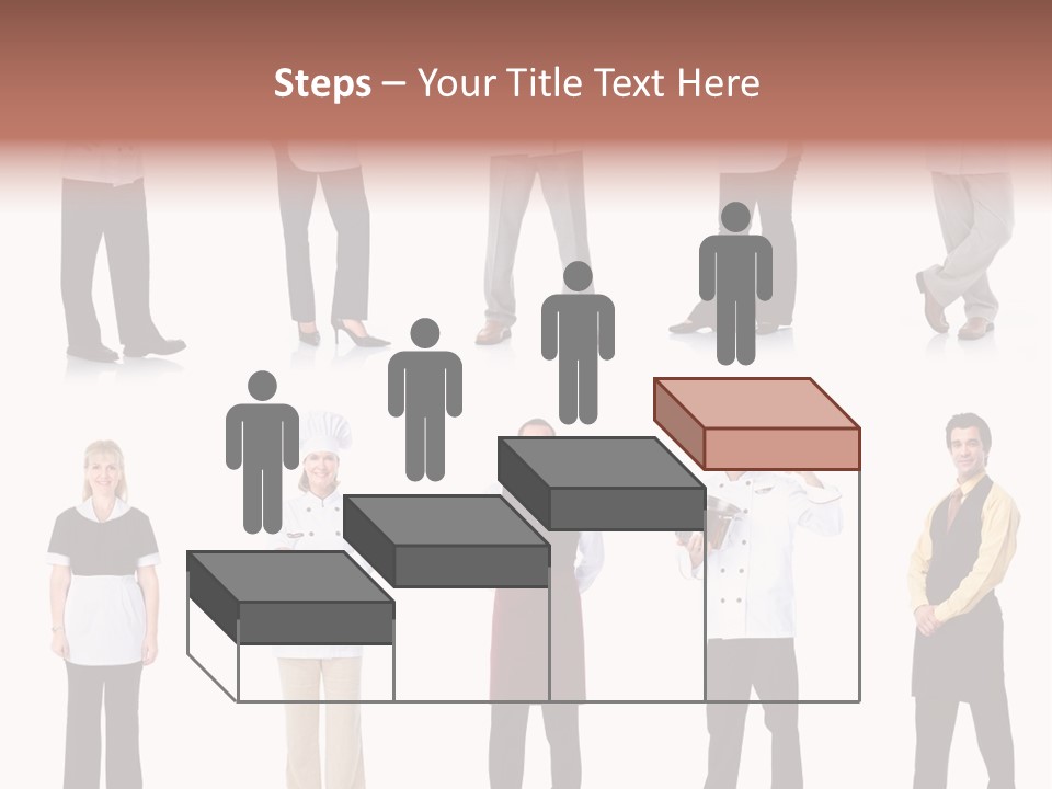 Employee People Waitress PowerPoint Template
