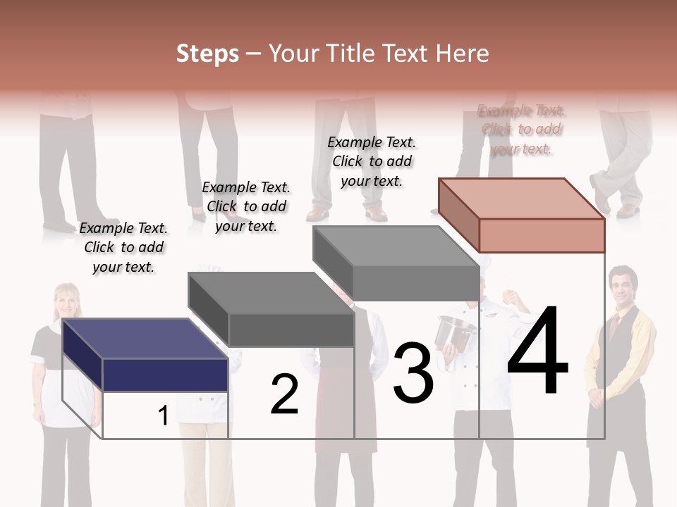 Employee People Waitress PowerPoint Template