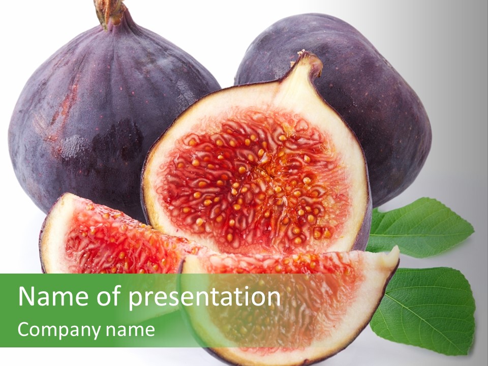 Vitamin Slice Tropical PowerPoint Template