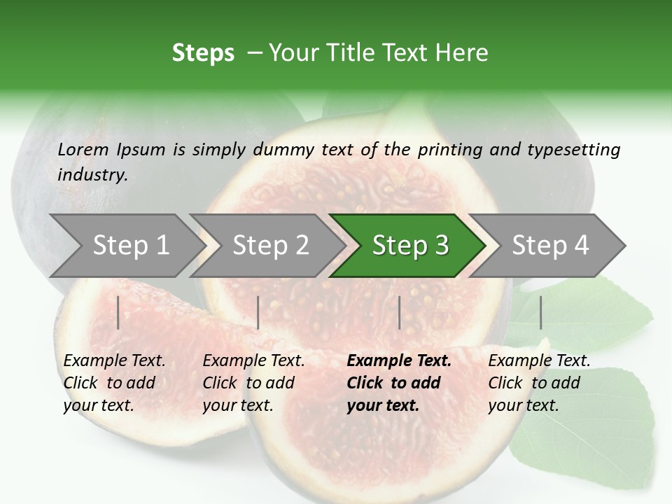 Vitamin Slice Tropical PowerPoint Template