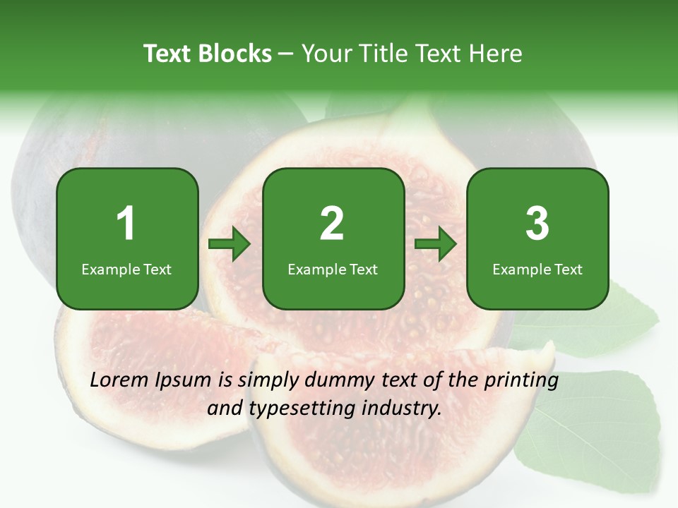 Vitamin Slice Tropical PowerPoint Template