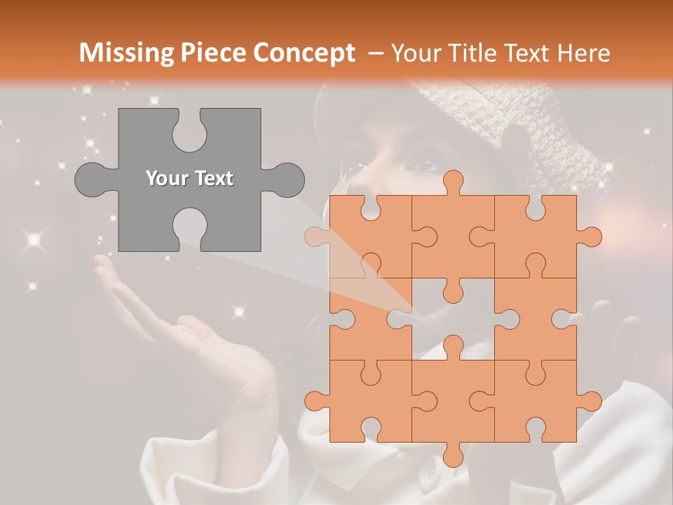 Head Night Wind PowerPoint Template