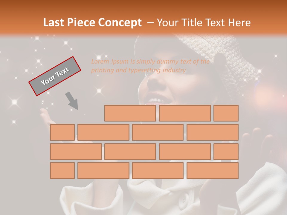 Head Night Wind PowerPoint Template