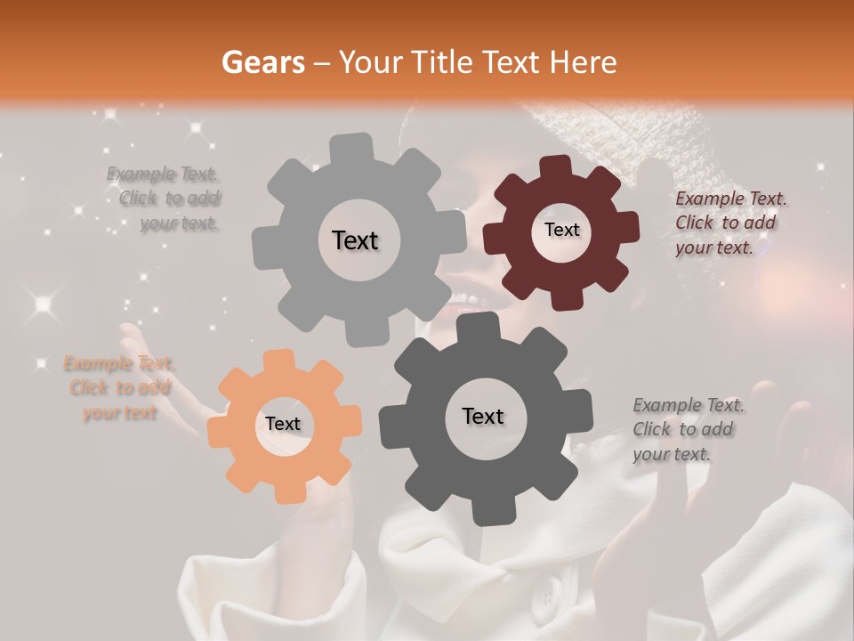 Head Night Wind PowerPoint Template