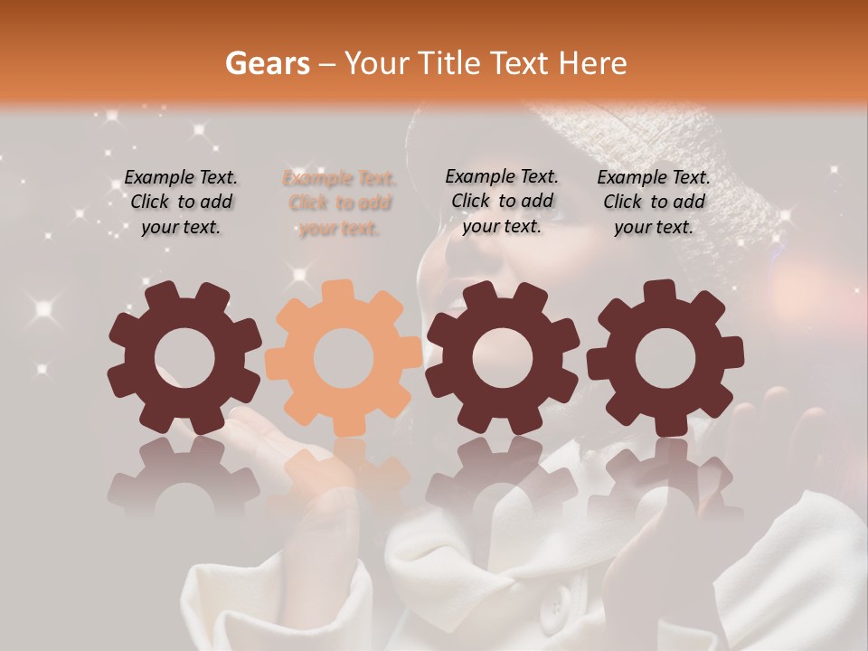 Head Night Wind PowerPoint Template