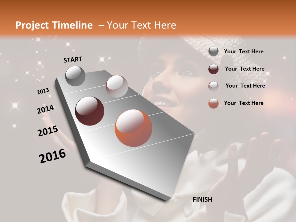 Head Night Wind PowerPoint Template