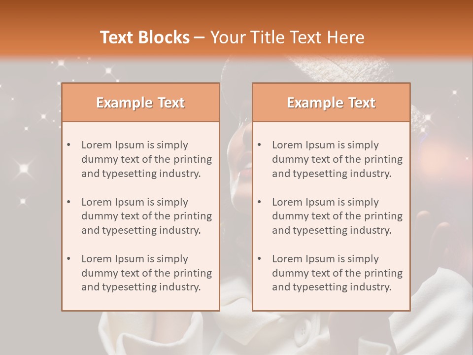 Head Night Wind PowerPoint Template