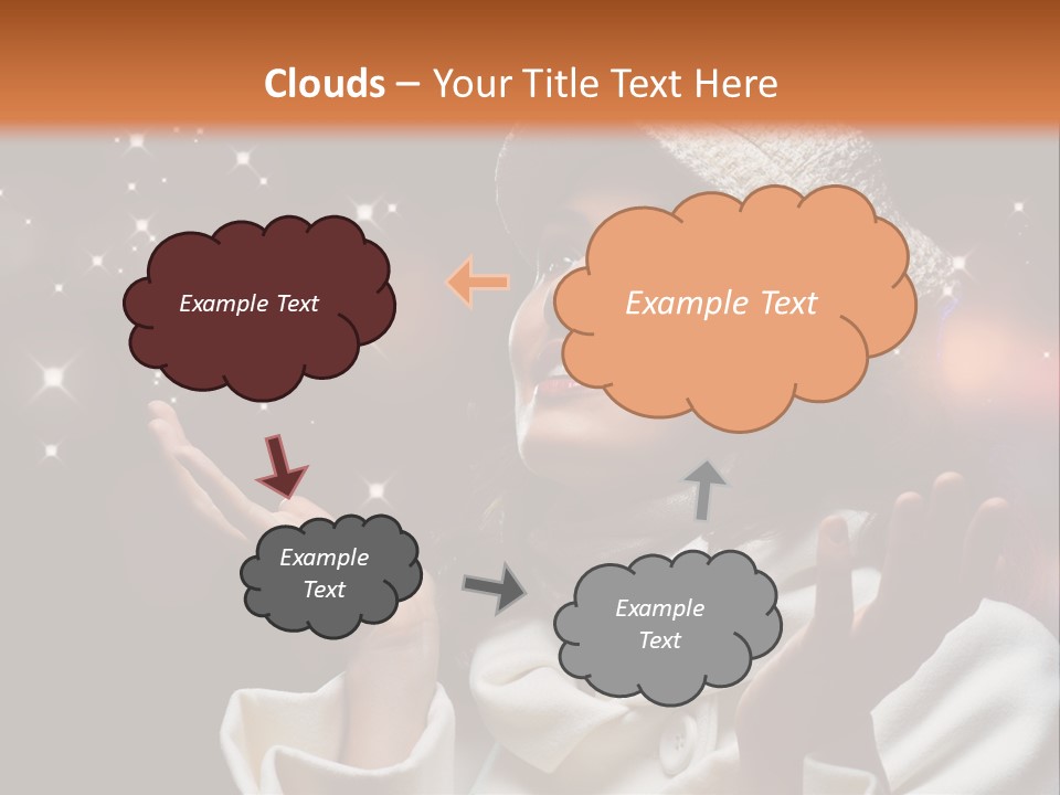 Head Night Wind PowerPoint Template