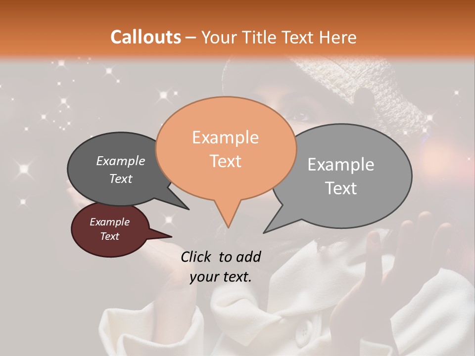 Head Night Wind PowerPoint Template