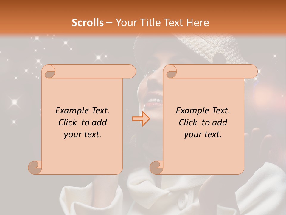 Head Night Wind PowerPoint Template