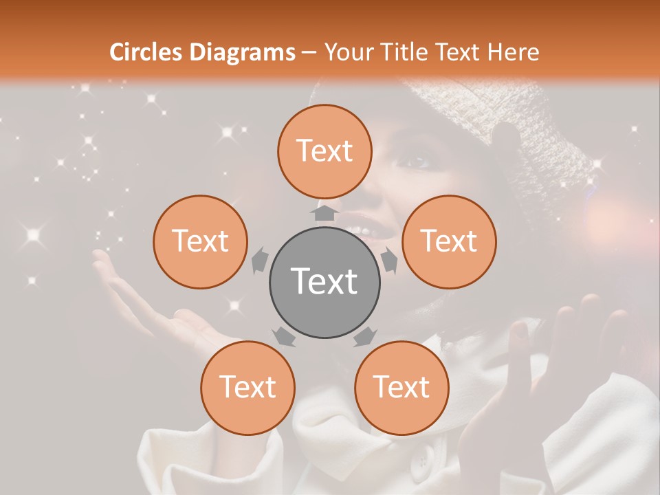 Head Night Wind PowerPoint Template