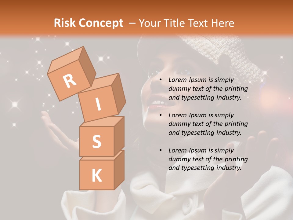 Head Night Wind PowerPoint Template