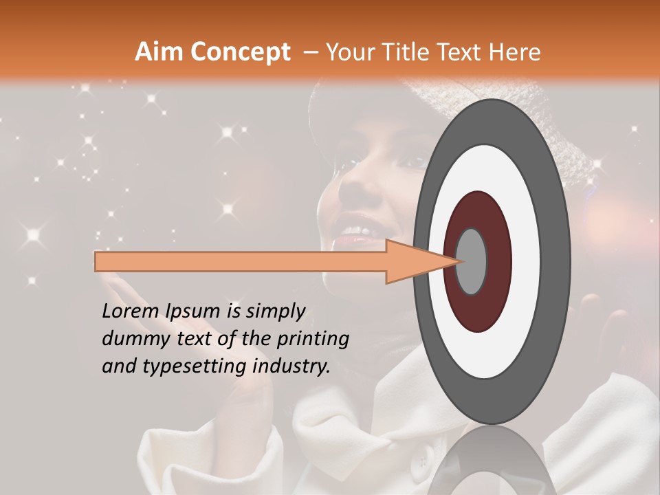 Head Night Wind PowerPoint Template