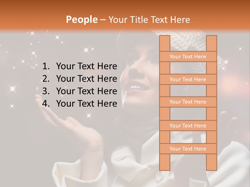 Head Night Wind PowerPoint Template
