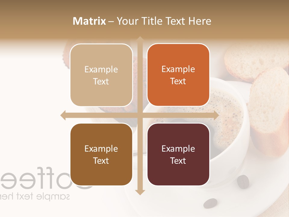 Composition Brown Spoon PowerPoint Template