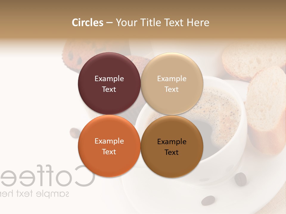 Composition Brown Spoon PowerPoint Template