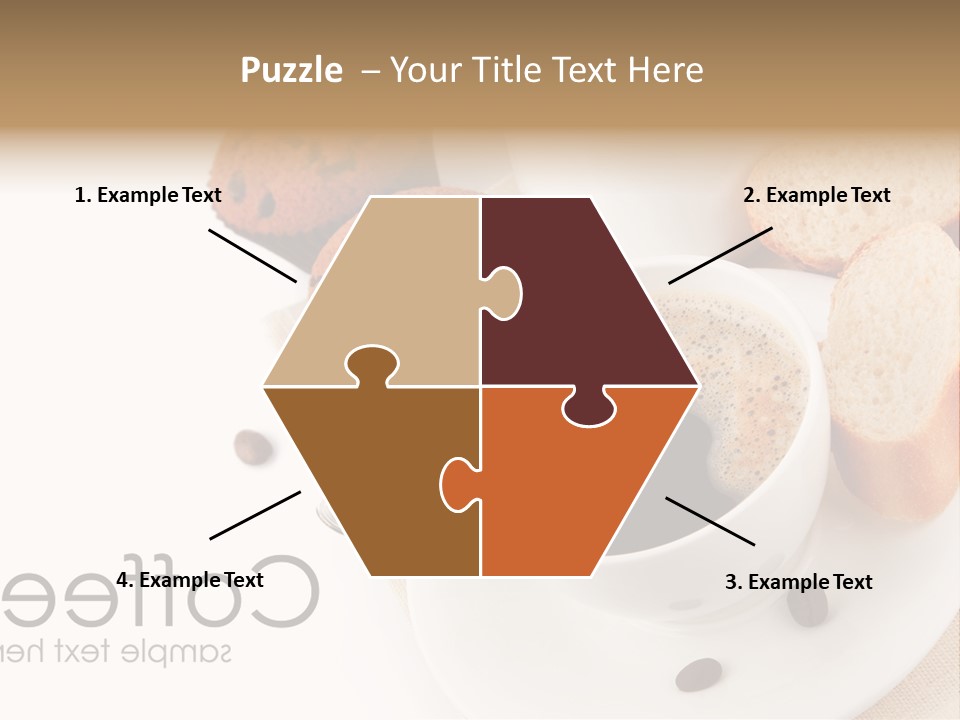 Composition Brown Spoon PowerPoint Template