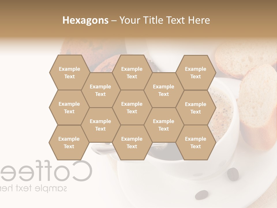 Composition Brown Spoon PowerPoint Template