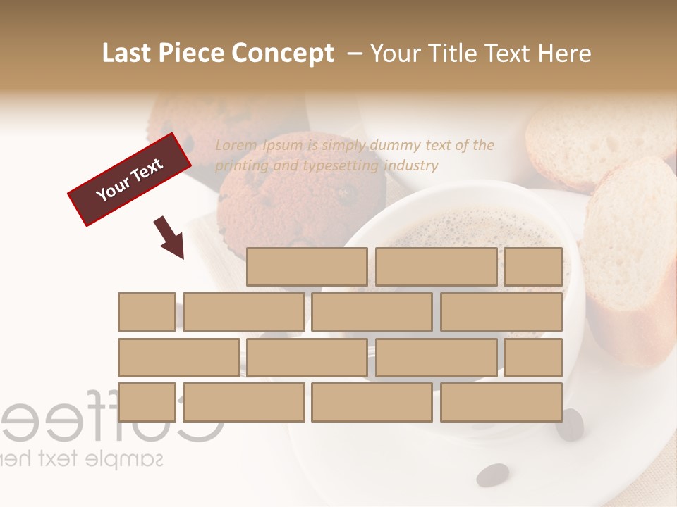 Composition Brown Spoon PowerPoint Template