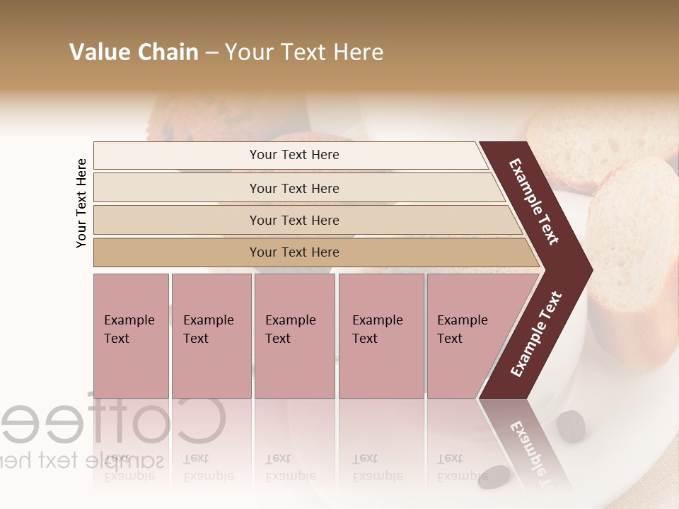 Composition Brown Spoon PowerPoint Template