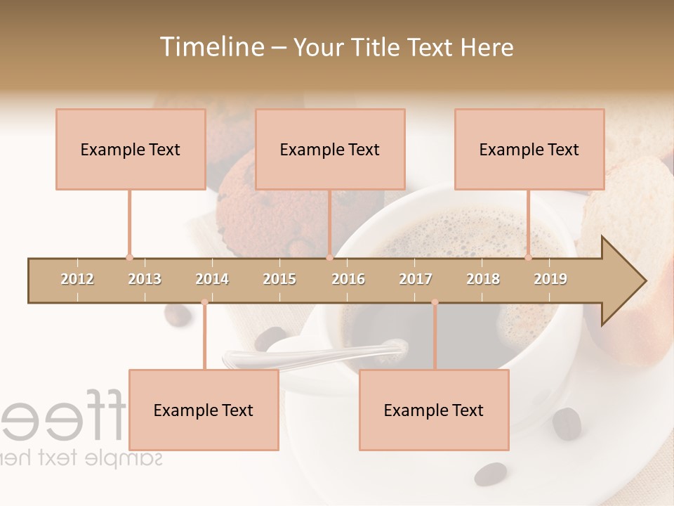 Composition Brown Spoon PowerPoint Template