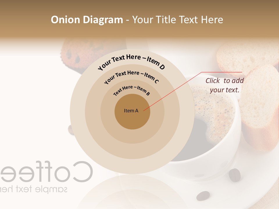 Composition Brown Spoon PowerPoint Template