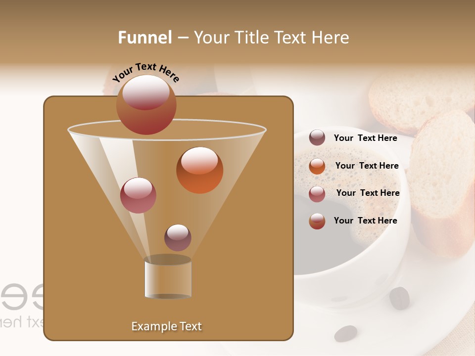 Composition Brown Spoon PowerPoint Template