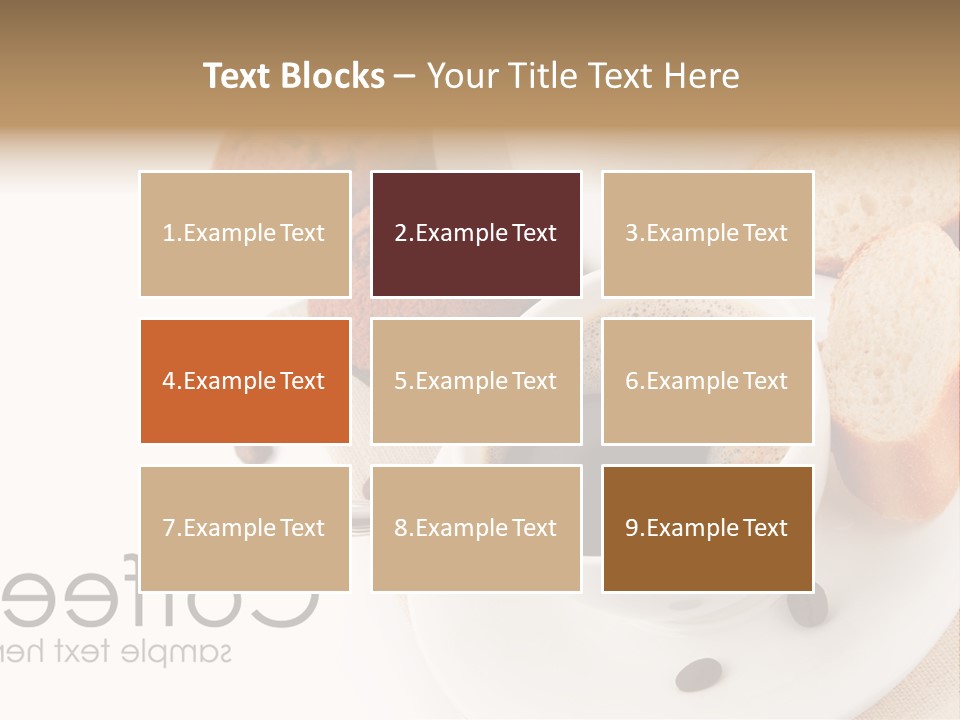 Composition Brown Spoon PowerPoint Template