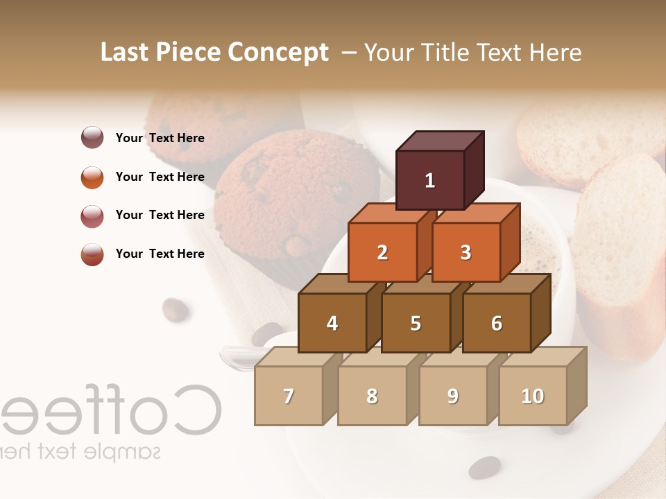 Composition Brown Spoon PowerPoint Template