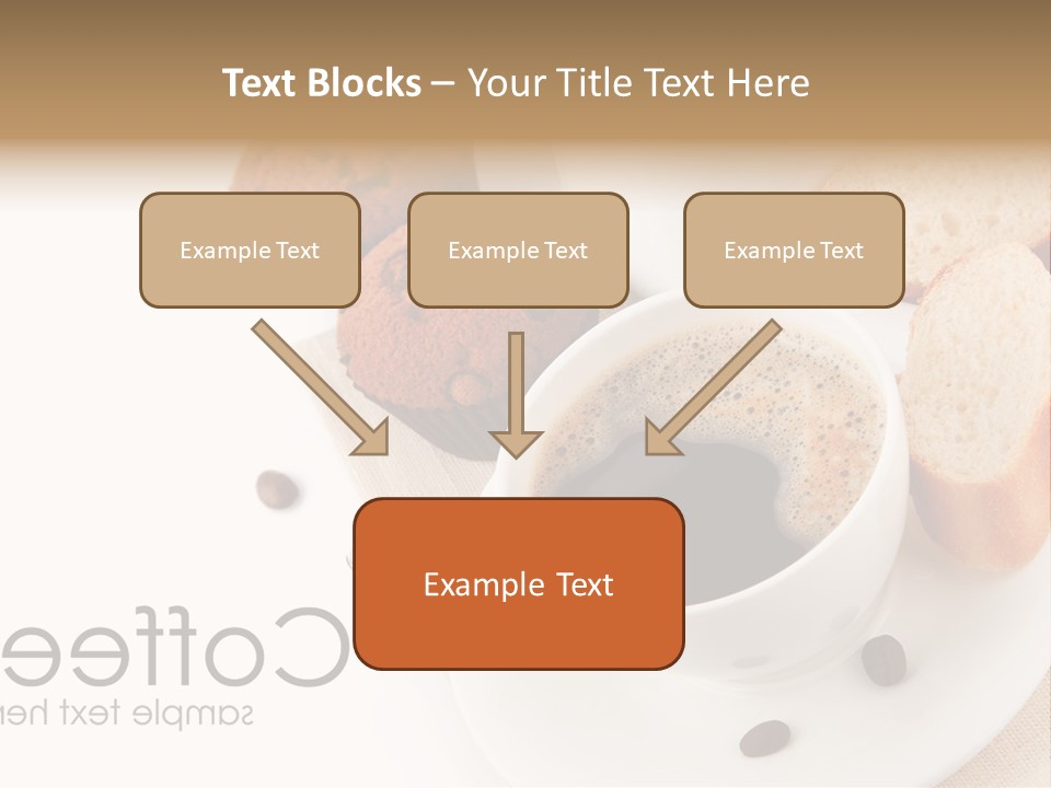 Composition Brown Spoon PowerPoint Template