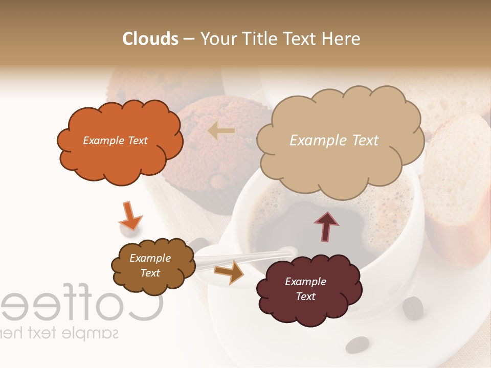 Composition Brown Spoon PowerPoint Template