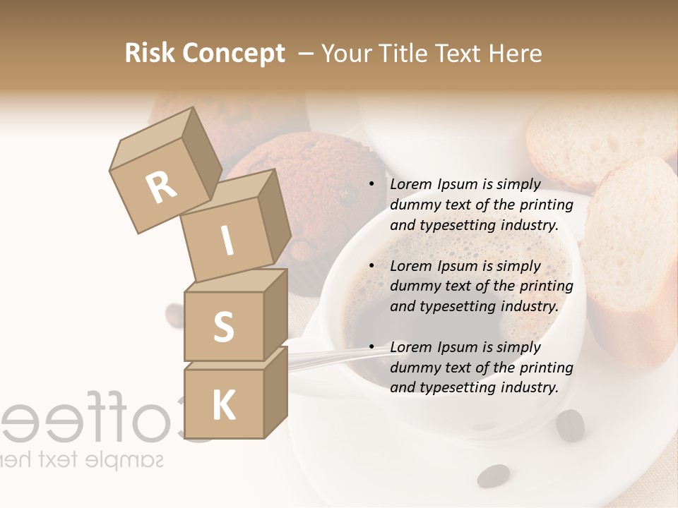 Composition Brown Spoon PowerPoint Template