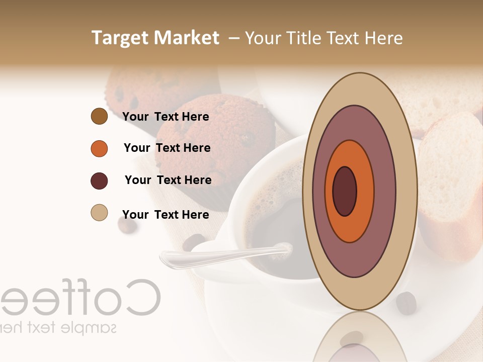 Composition Brown Spoon PowerPoint Template
