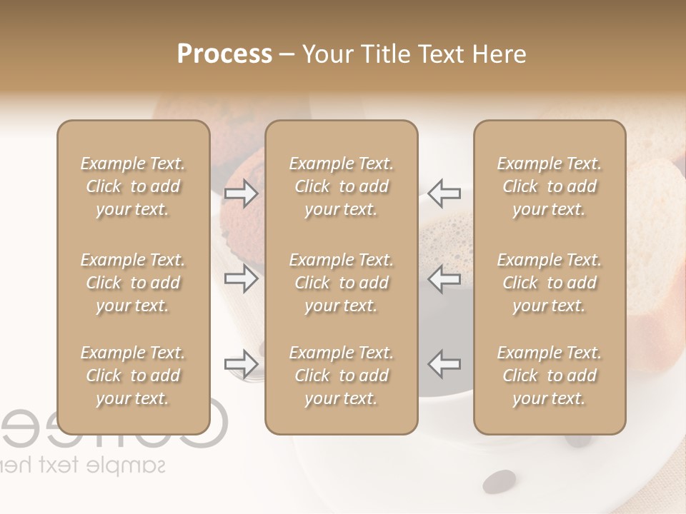 Composition Brown Spoon PowerPoint Template