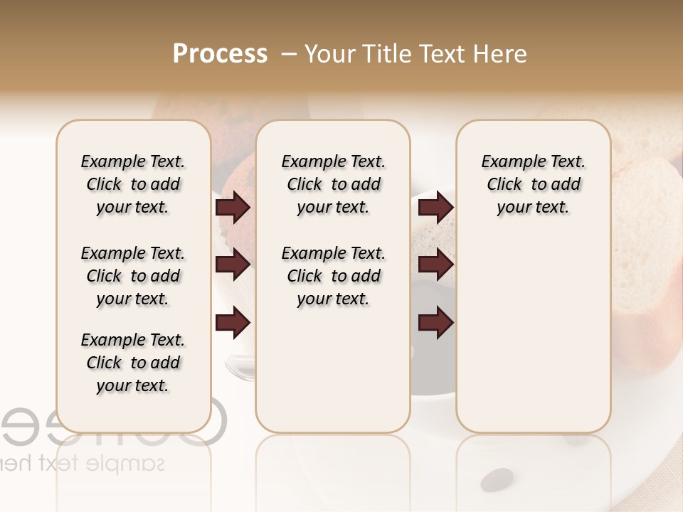 Composition Brown Spoon PowerPoint Template