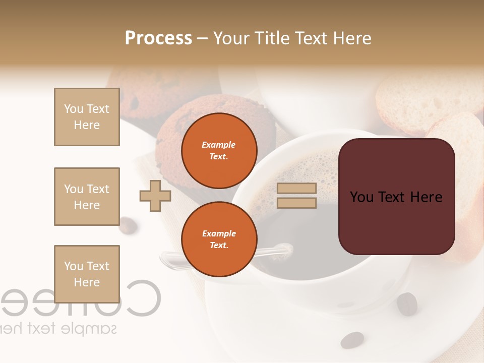 Composition Brown Spoon PowerPoint Template