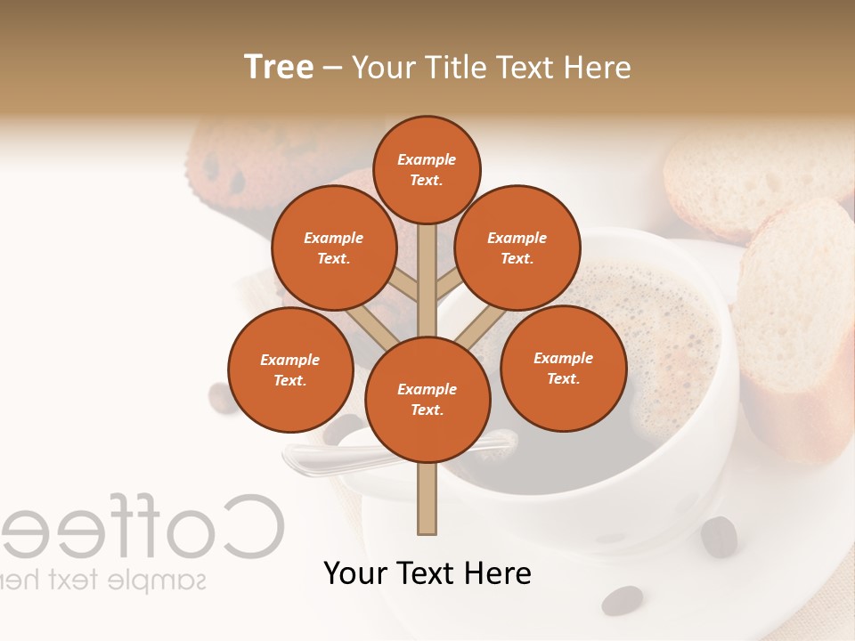 Composition Brown Spoon PowerPoint Template