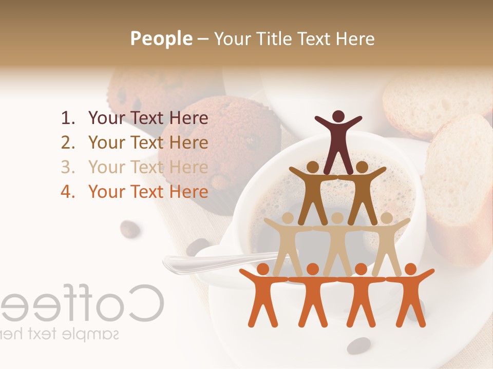 Composition Brown Spoon PowerPoint Template